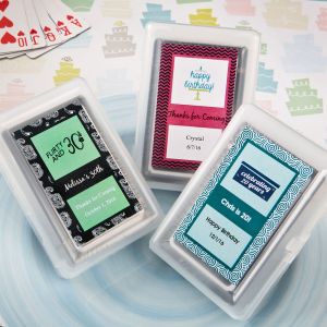 Personalized Birthday Design Playing Card Favors